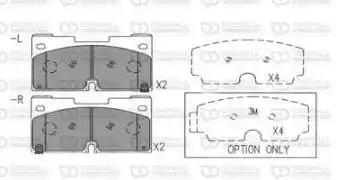 PASTILHA FREIO CERAMICA DIANTEIRA GM SILVERADO 6.6 32V 2021