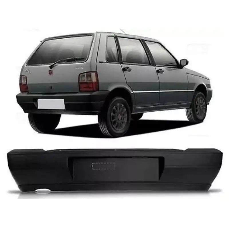 PARACHOQUE TRAS FIAT UNO FIRE 04/10 PRETO TEXTURIZADO