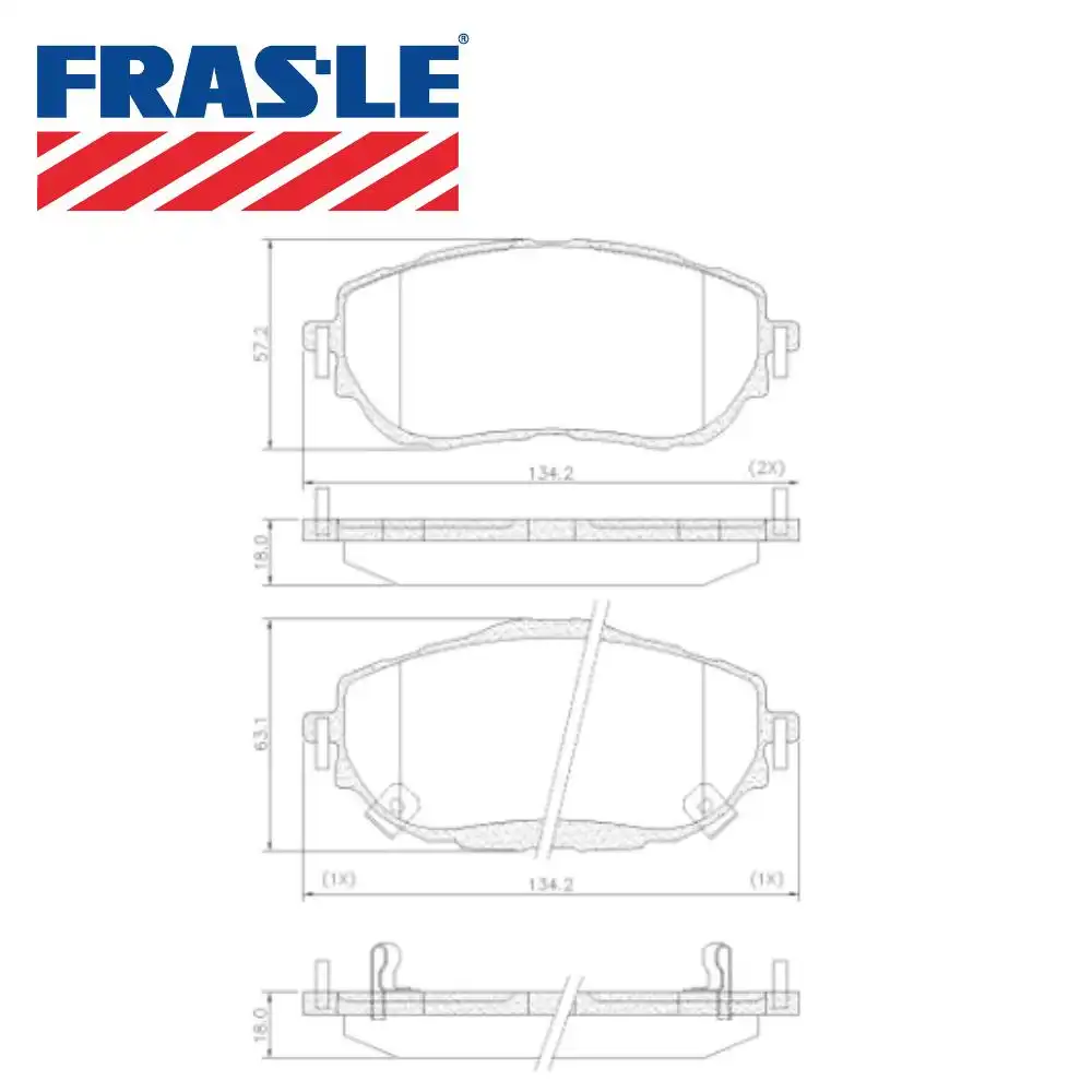 PASTILHA FREIO DIANTEIRA TOYOTA COROLLA 1.8 2.0 2014 A 2019