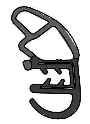 BORRACHA PORTA AGILE 2009 A 2014