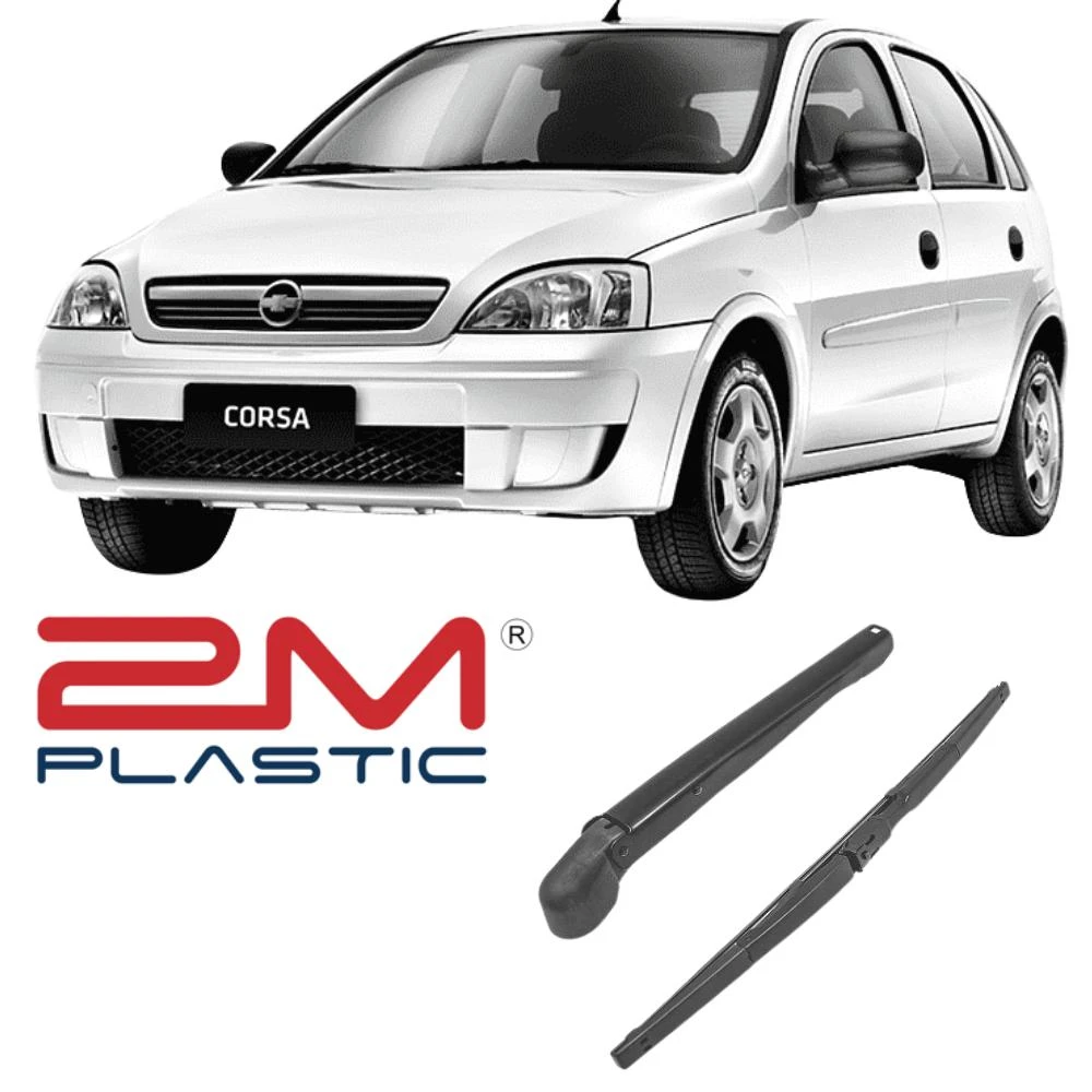 BRACO LIMPADOR TRASEIRO CORSA 2004 A 2012 COM PALHETA