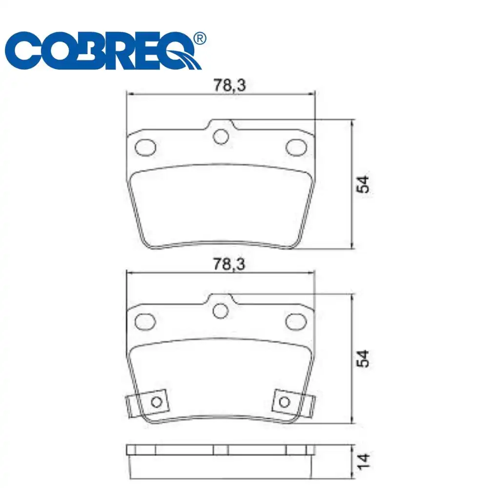 PASTILHA FREIO TRAS CHERY TIGGO 2.0 16V 2010 ACIMA