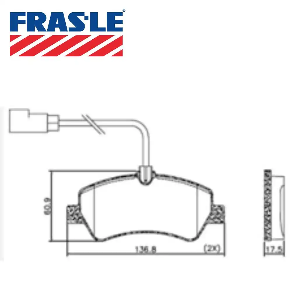 PASTILHA FREIO TRASEIRA TRANSIT 2.0 16V 2022 ACIMA