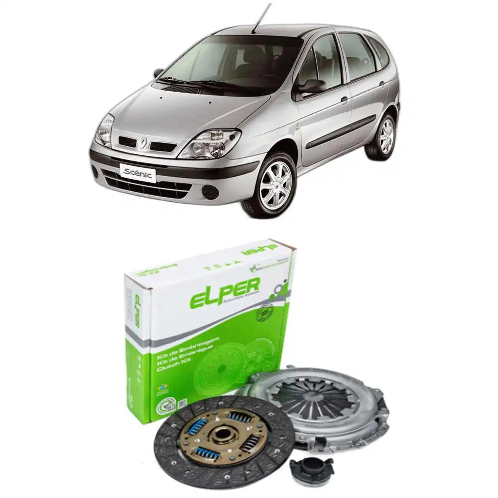 KIT EMBREAGEM RENAULT SCENIC 1.6 16V 2001 A 2010 C/ ROLAM