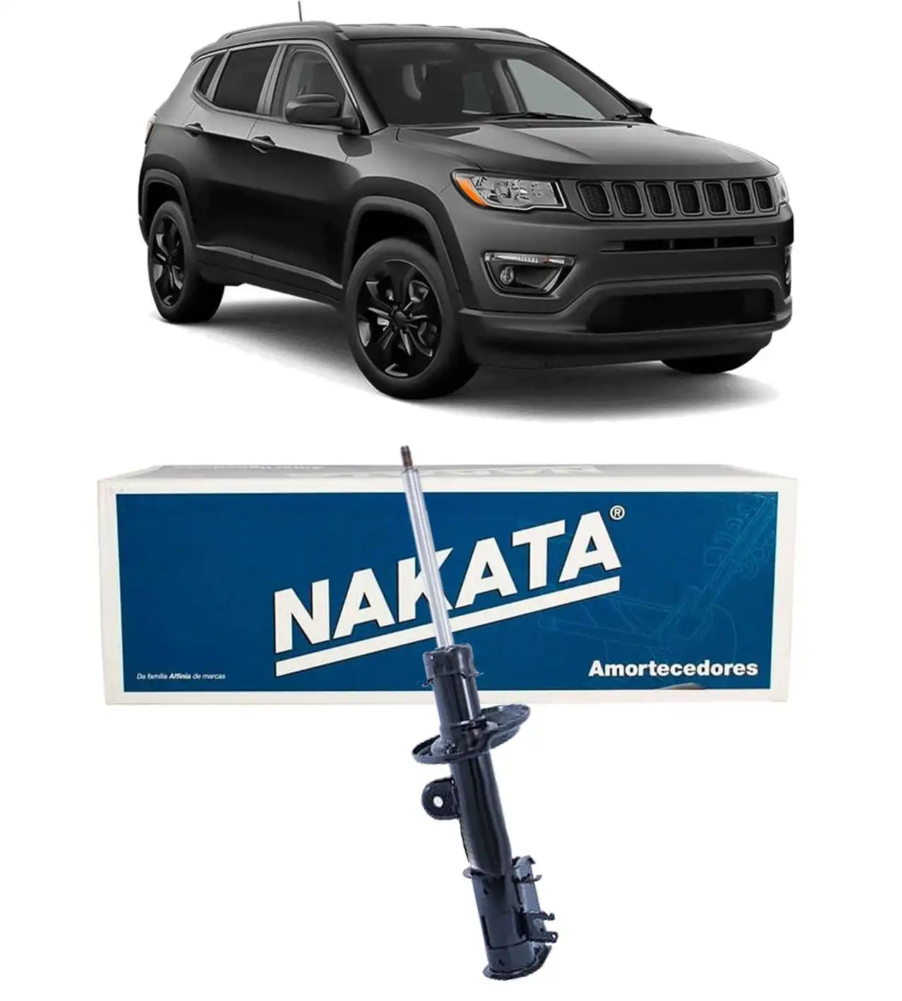 AMORTECEDOR DIANTEIRO COMPASS 2.0 2017 ACIMA ESQUERDO