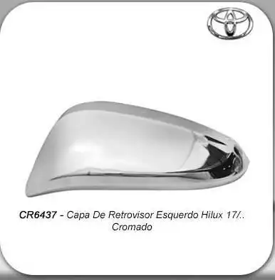 CAPA ESPELHO EXT AMAROK 2017/ ESQ CROMADO