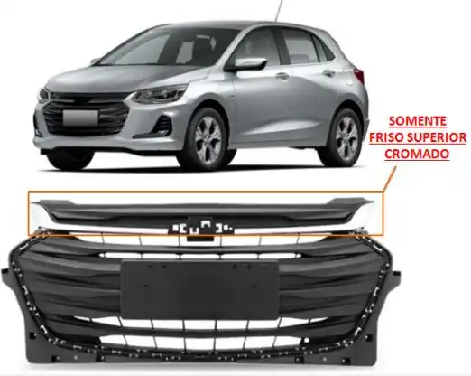 GRADE PARACHOQUE (RADIADOR) DIANT ONIX 2020 A 2024