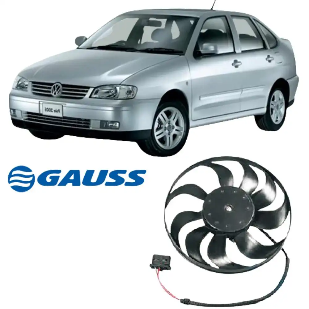 ELETRO VENTILADOR RADIADOR POLO 1.6 2002 A 2006