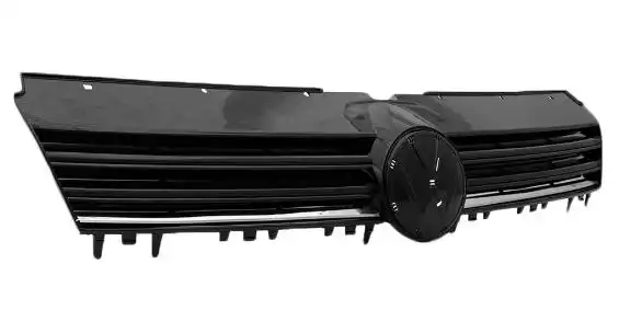 GRADE RADIADOR FOX 15/ BLACK PIANO C/ FRISO CROMADO