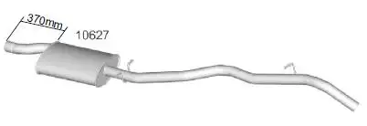 SILENC TRAS S-10 2.8 TURBO 2000 A 2006 CAB.SIMPLES