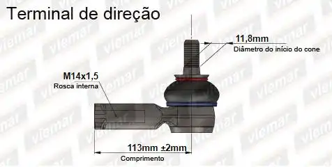 PONTEIRA DIRECAO FIAT PUNTO LINEA TDS DIR