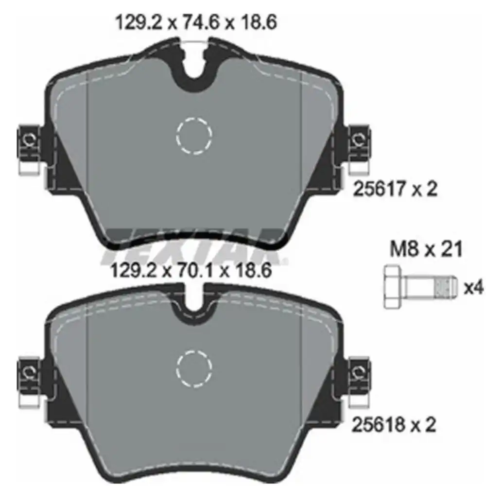 PASTILHA FREIO DIANTEIRA BMW X1 2015 ACIMA CERAMICA