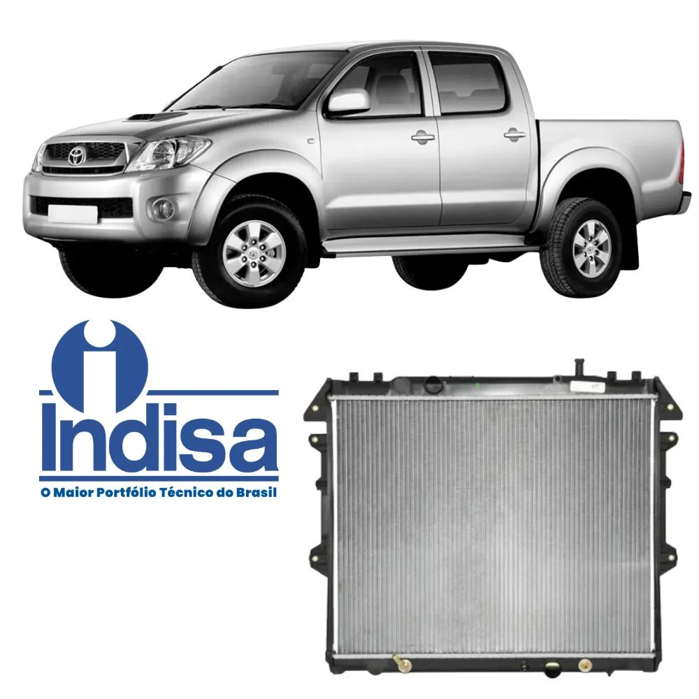 RADIADOR TOYOTA HILUX 2.5 3.0 DIESEL 2005 ATÉ 2015