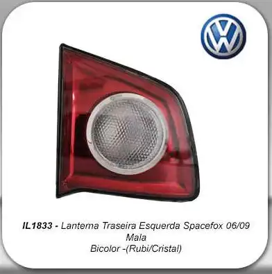 SINAL TRAS SPACEFOX 2006 A 2010 ESQ TAMPA C/ RE S/ RETRO