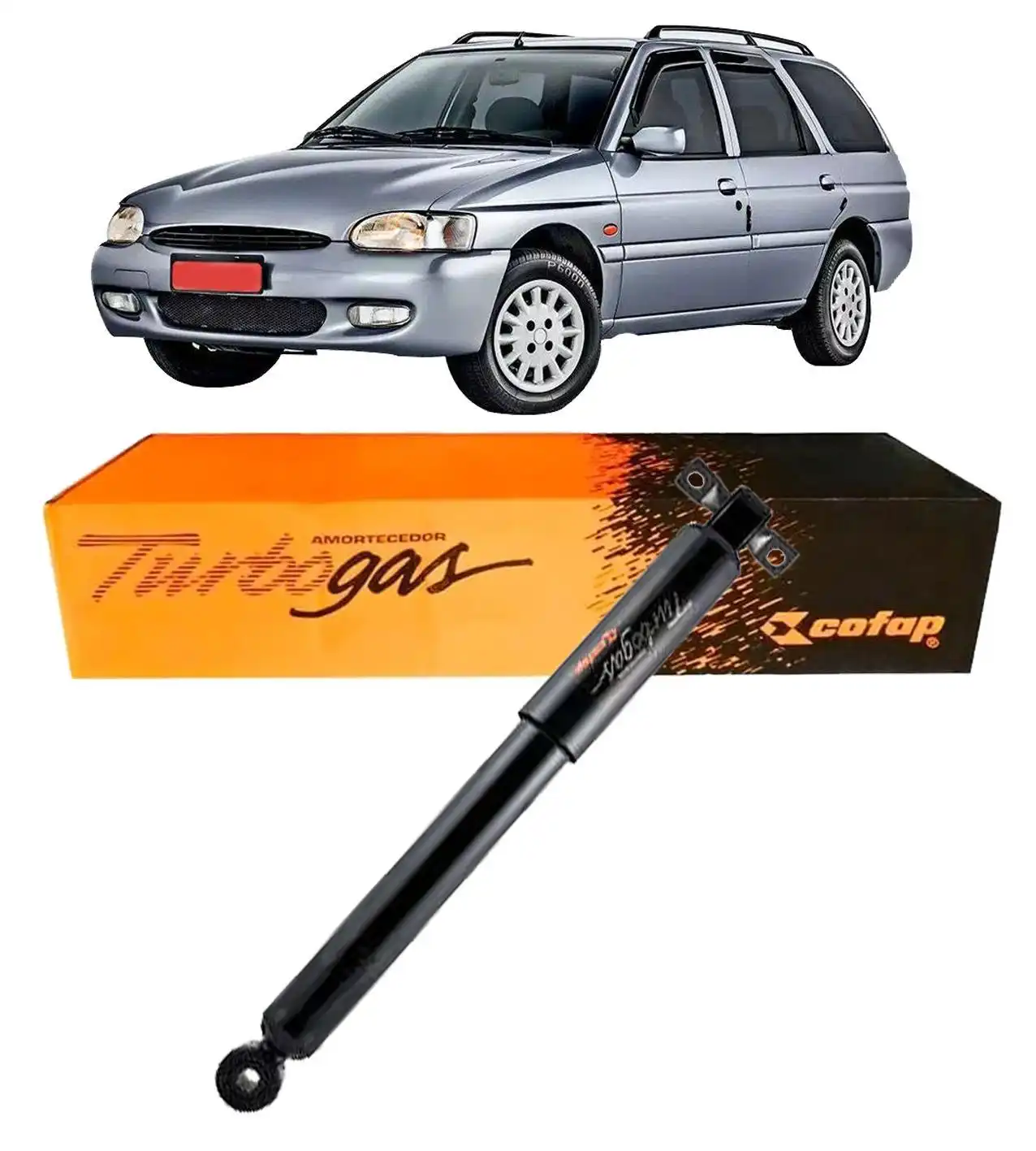 AMORTECEDOR TRASEIRO ESCORT ZETEC SW 1997 A 2003