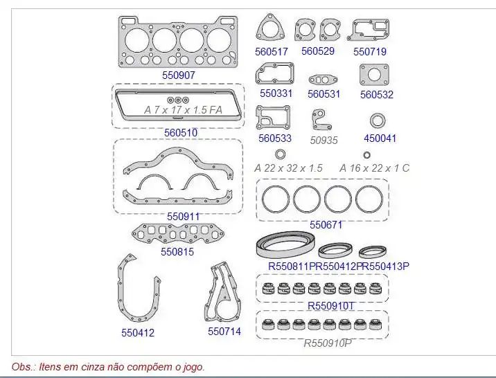 JUNTA MOTOR RENAULT SCENIC CLIO MEGANE 1.6 8V /99 C/RET