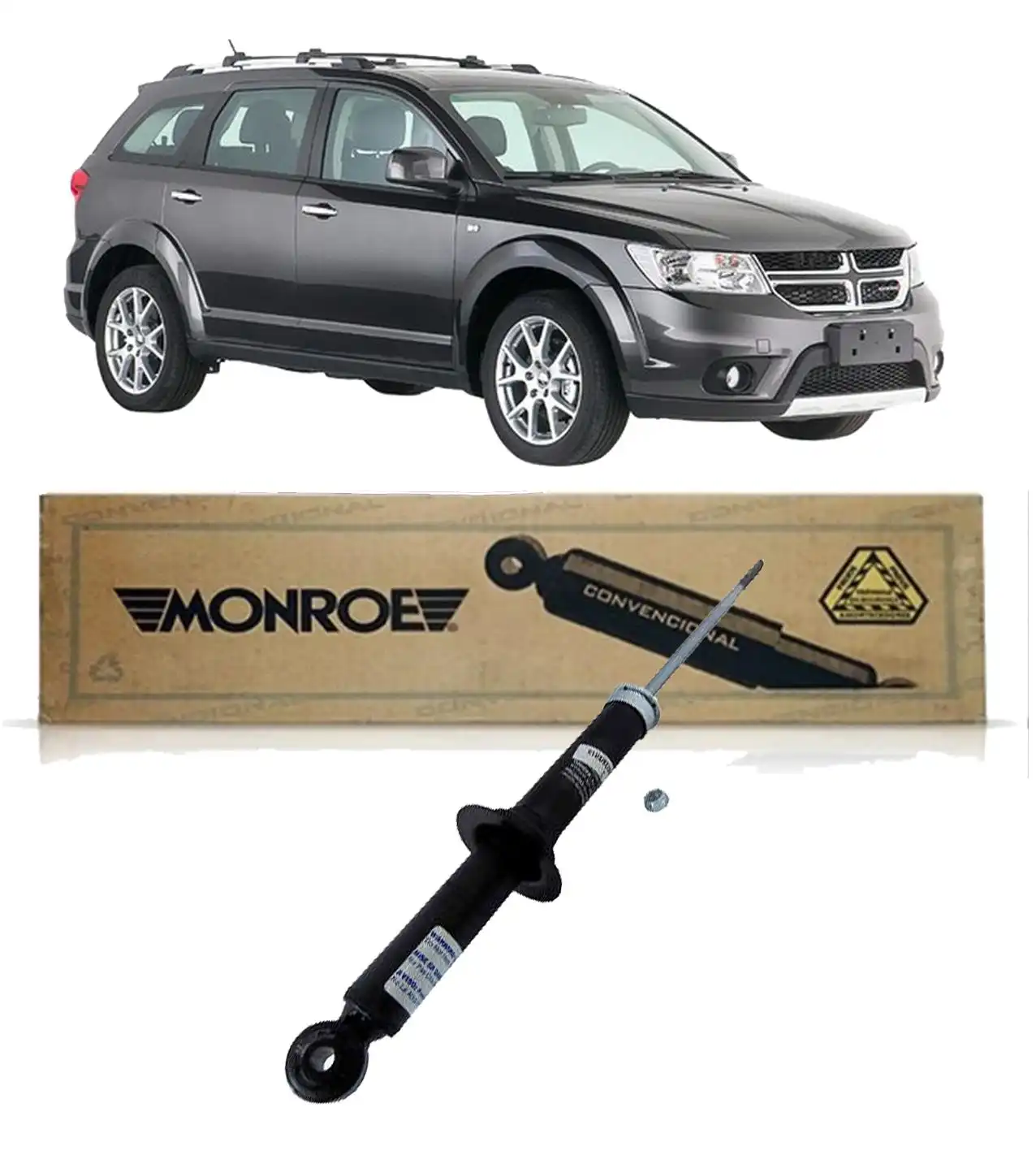 AMORTECEDOR TRASEIRO DODGE JOURNEY 2008 A 2010