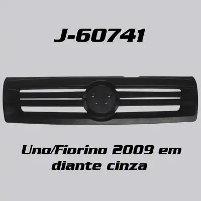GRADE RADIADOR FIAT UNO 09/ CINZA ESCURO
