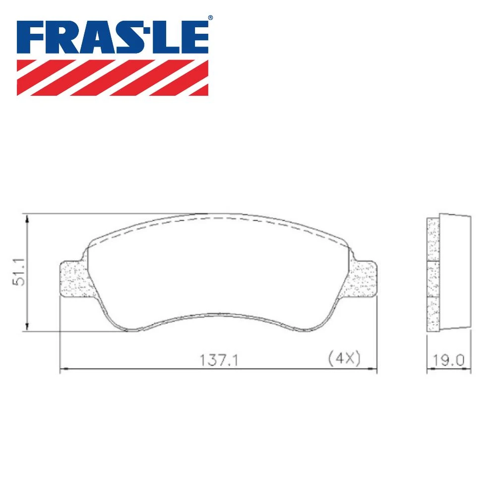 PASTILHA FREIO DIANTEIRA CITROEN XSARA BREAK 1.6 2000/