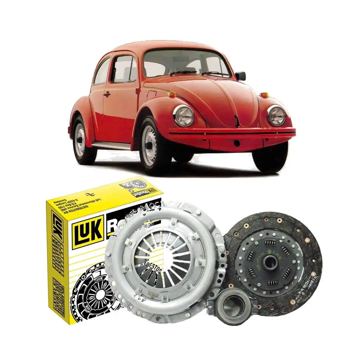 KIT EMBREAGEM FUSCA 1500 1600 200MM COM ROLAMENTO