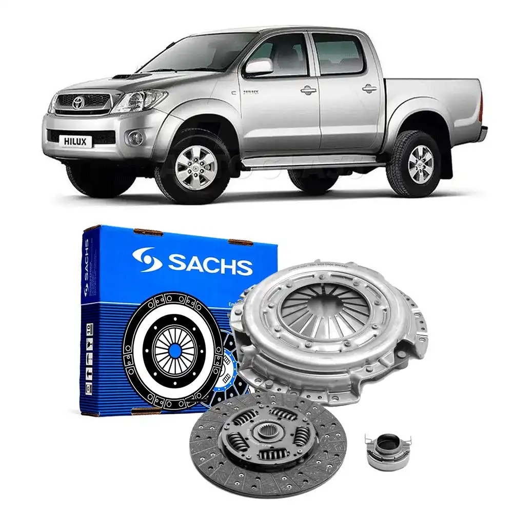 KIT EMBREAGEM TOYOTA HILUX 2.5 3.0 2005 A 2015 COM ROLAMENTO