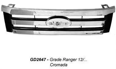 GRADE RADIADOR SUPERIOR RANGER 12/15 CROMADA