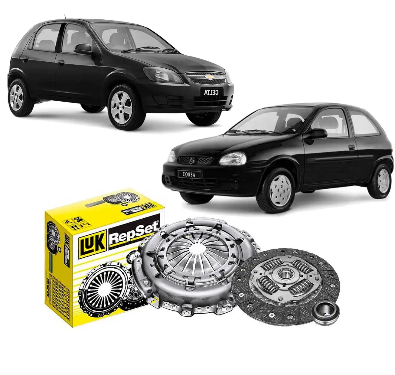 KIT EMBREAGEM CORSA 1.0 1.4 CELTA 1.0 COM ROLAMENTO