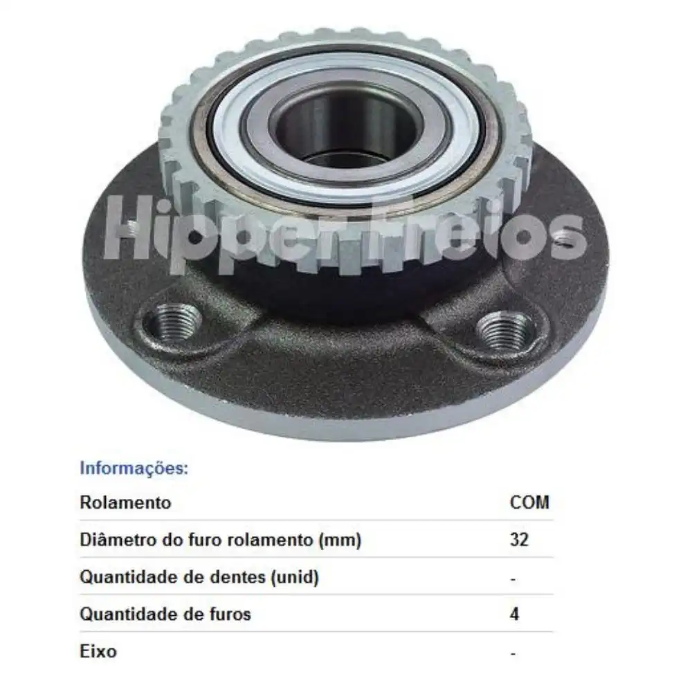 CUBO RODA TRAS CITROEN PICASSO 2.0 16V C/ ABS