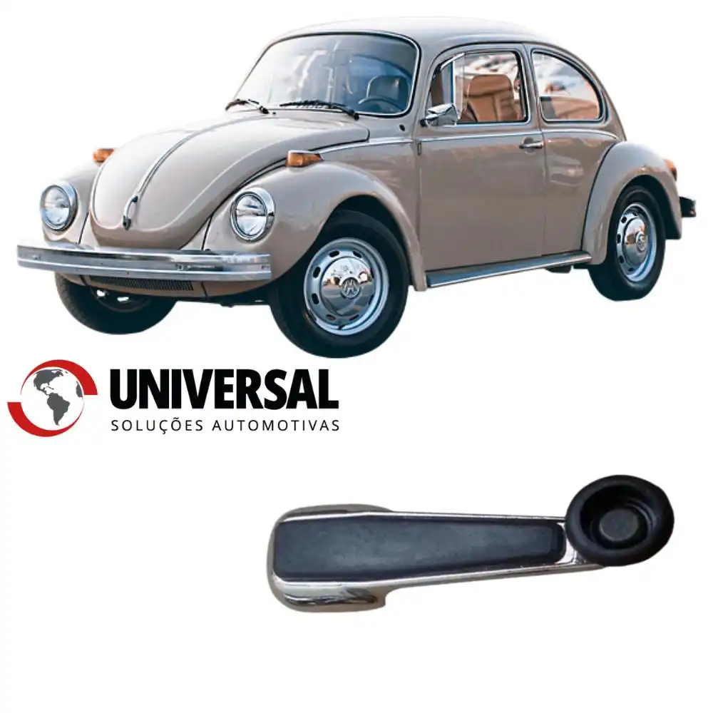 MACANETA VIDRO FUSCA 70/78 MOD ORIGINAL (FERRO CAPA PLASTICO