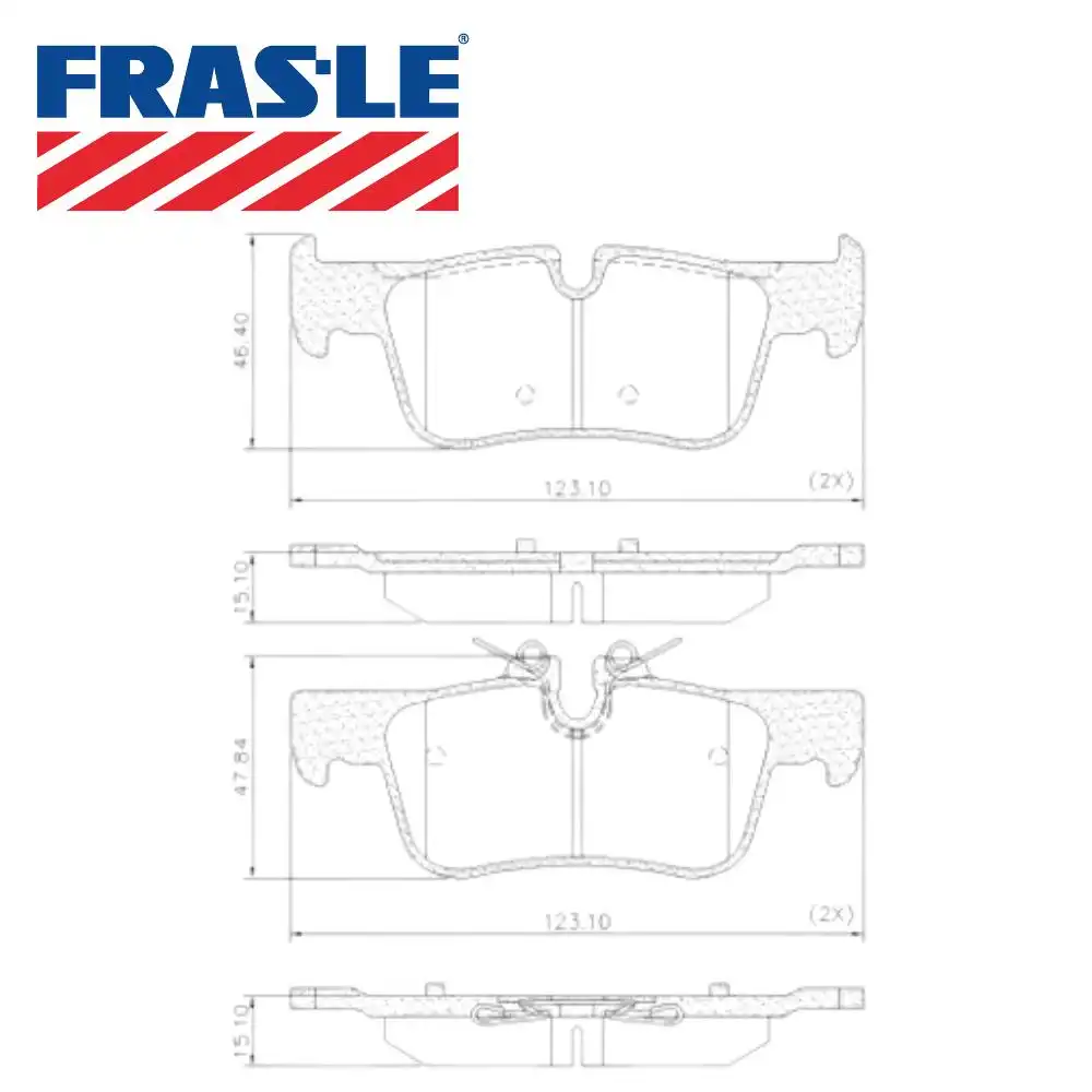 PASTILHA FREIO TRASEIRA BMW X1 2.0 16V 2016 A 2019 CERAMICA
