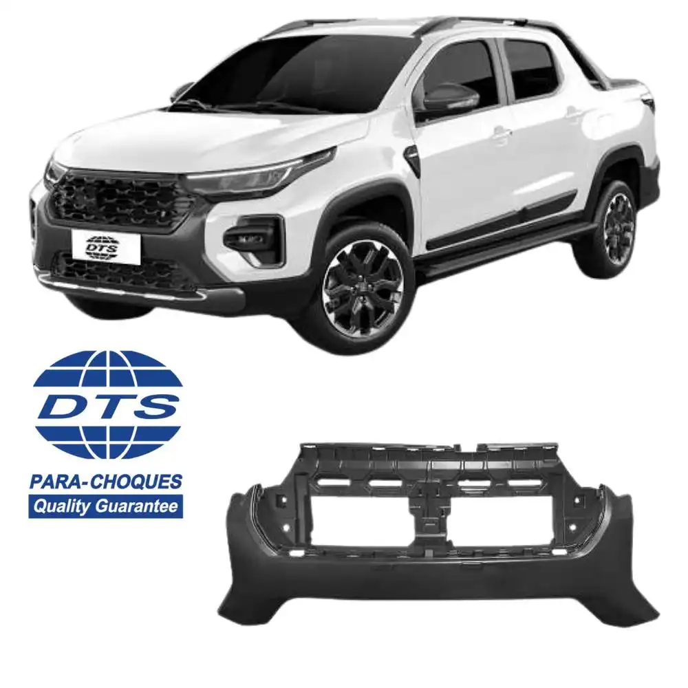 PARACHOQUE DIANTEIRO STRADA 2023 ACIMA PRETO LISO CENTRAL