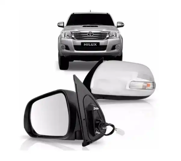 ESPELHO EXT TOYOTA HILUX 2012/2015 ELETRICO ESQ COM CAPA CRO