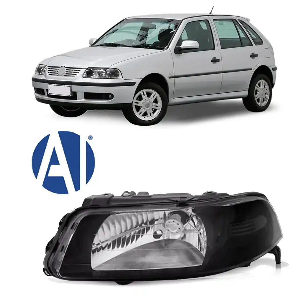 FAROL GOL 99/ GER III ESQ C/MASC NEGRA SIMPLES