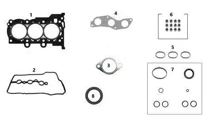 JUNTA MOTOR HYUNDAI HB20 1.0 12V 2012 EM DIANTE SUP C/RET