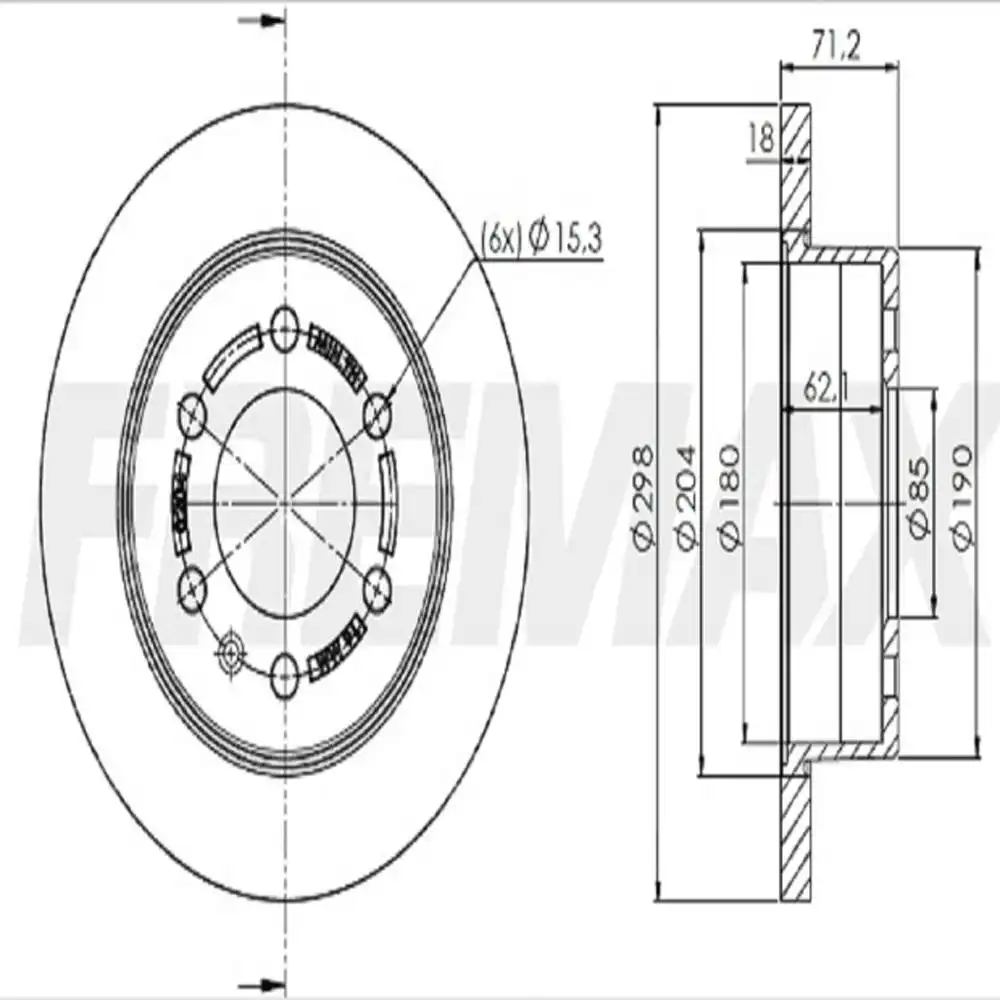 DISCO FREIO TRASEIRO SPRINTER 314 2.2 16V 2019 ACIMA