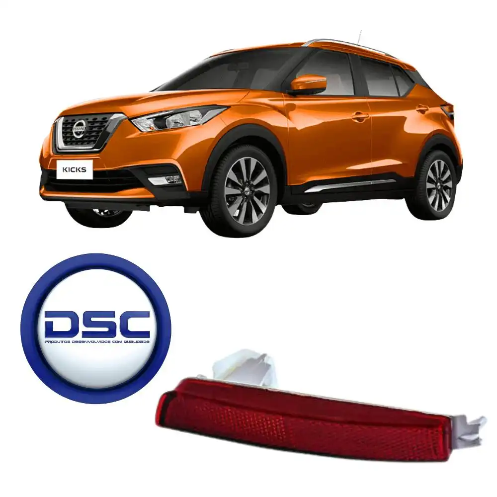 SINAL PARACHOQUE TRAS NISSAN KICKS 2016 A 2021 ESQ
