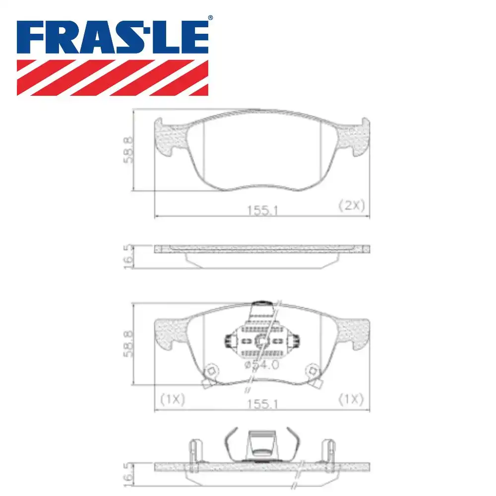 PASTILHA FREIO DIANTEIRA CIVIC 1.5 2.0 2019 ACIMA CERAMICA