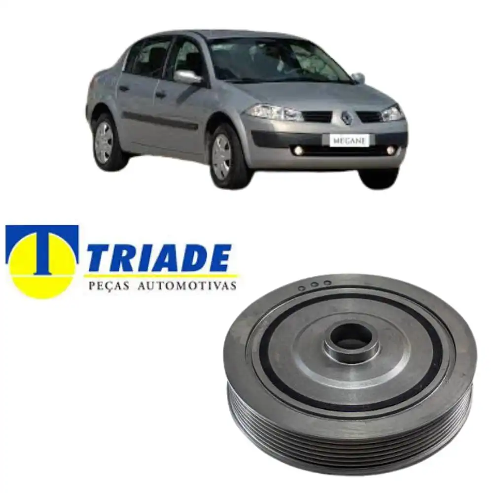 POLIA VIRABREQUIM MEGANE 2006 A 2013 7PK