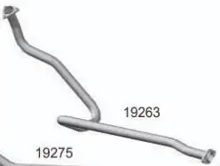 SILENC INTERM HILUX 2.4 2.5 E 2.8 4X2 4X4 1992 A 2001 DIESEL