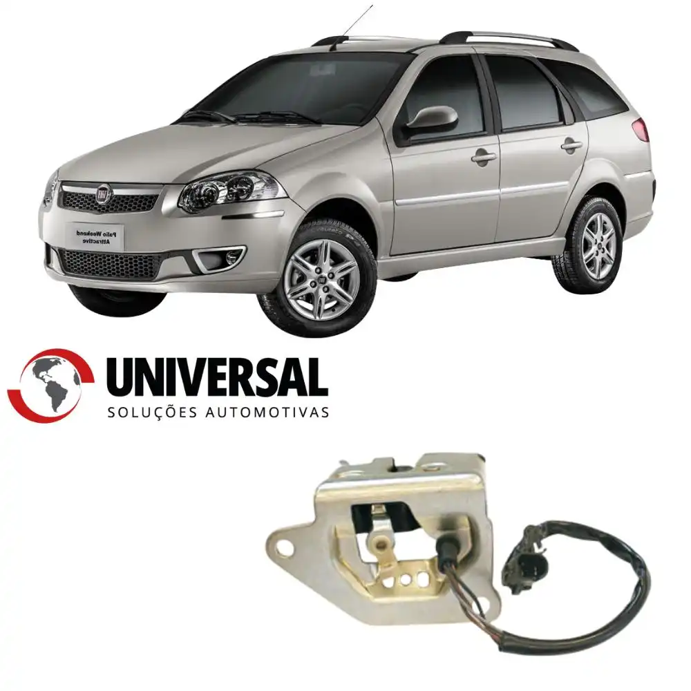 FECHADURA PORTA MALAS PALIO WEEKEND 2001 A 2004 ELETRICA