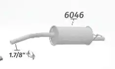 SILENC TRAS RENAULT SANDERO 1.0 16V 1.6 8/16V