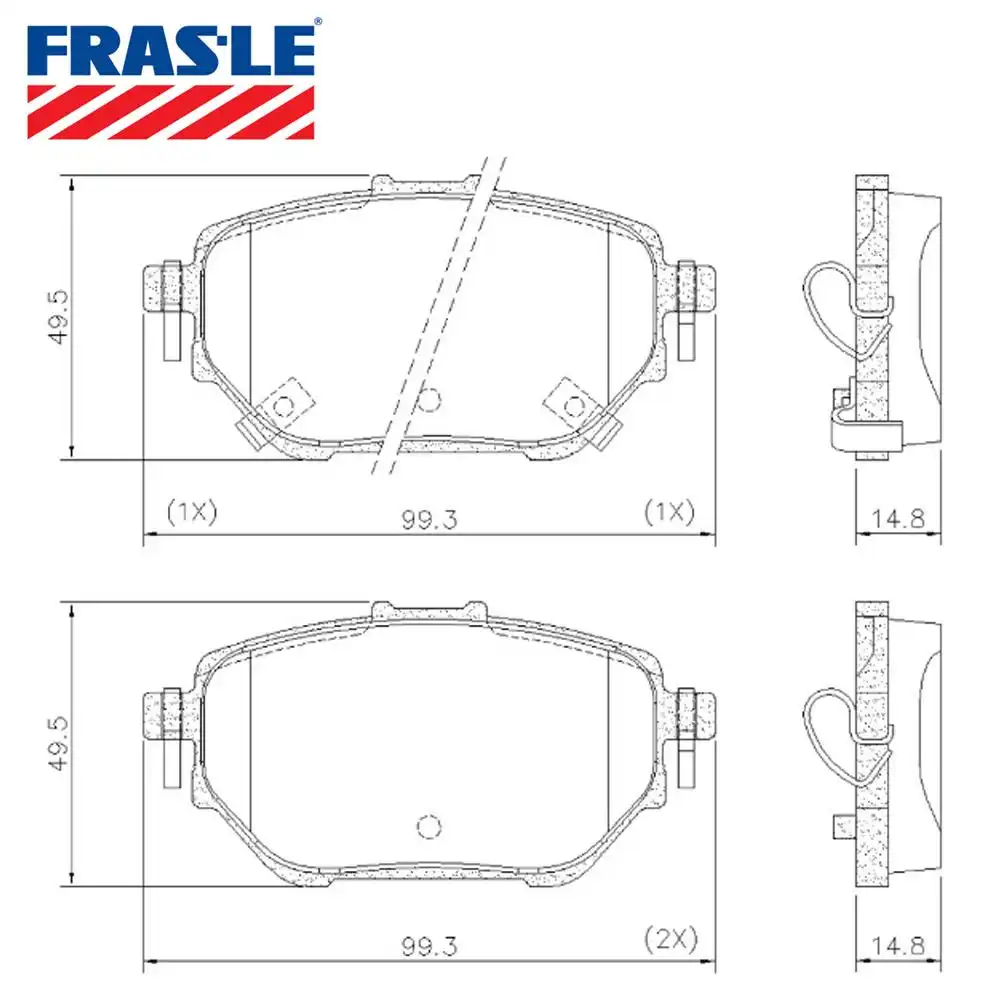 PASTILHA FREIO TRASEIRA COROLLA 1.8 16V 2019 ACIMA CERAMICA