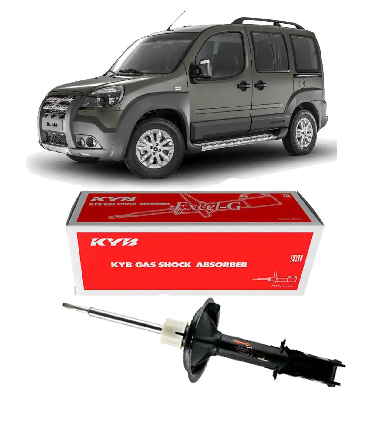 AMORTECEDOR DIANTEIRO FIAT DOBLO ADVENTURE 2003 A 2019