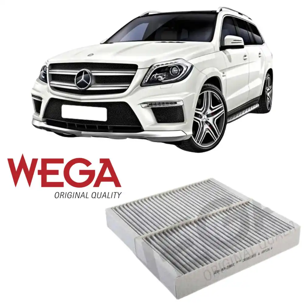 FILTRO AR CABINE MERCEDES GL 500 5.5 2007 ACIMA COM CARVAO