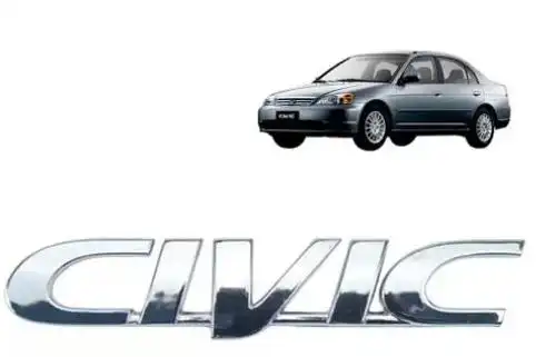 EMBLEMA HONDA CIVIC 92/ CROMADO