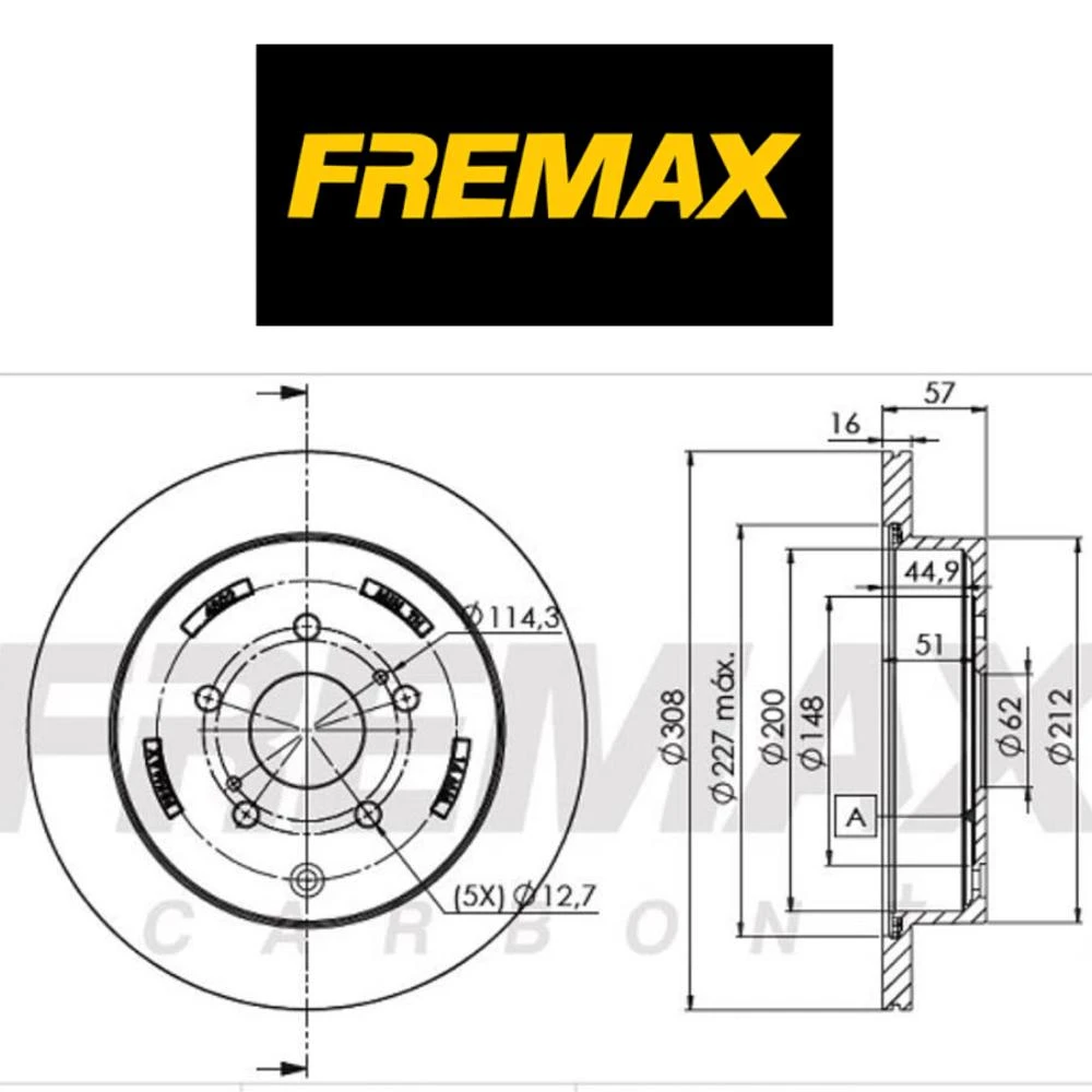 DISCO FREIO TRASEIRO GRAND VITARA 2009 A 2016 VENTILADO