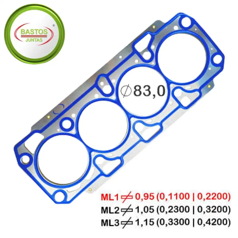 JUNTA CABECOTE TORO DIESEL 2.0 16V 2015 ACIMA 1 PIC METAL