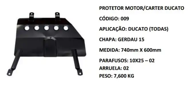 PROTETOR MOTOR FIAT DUCATO