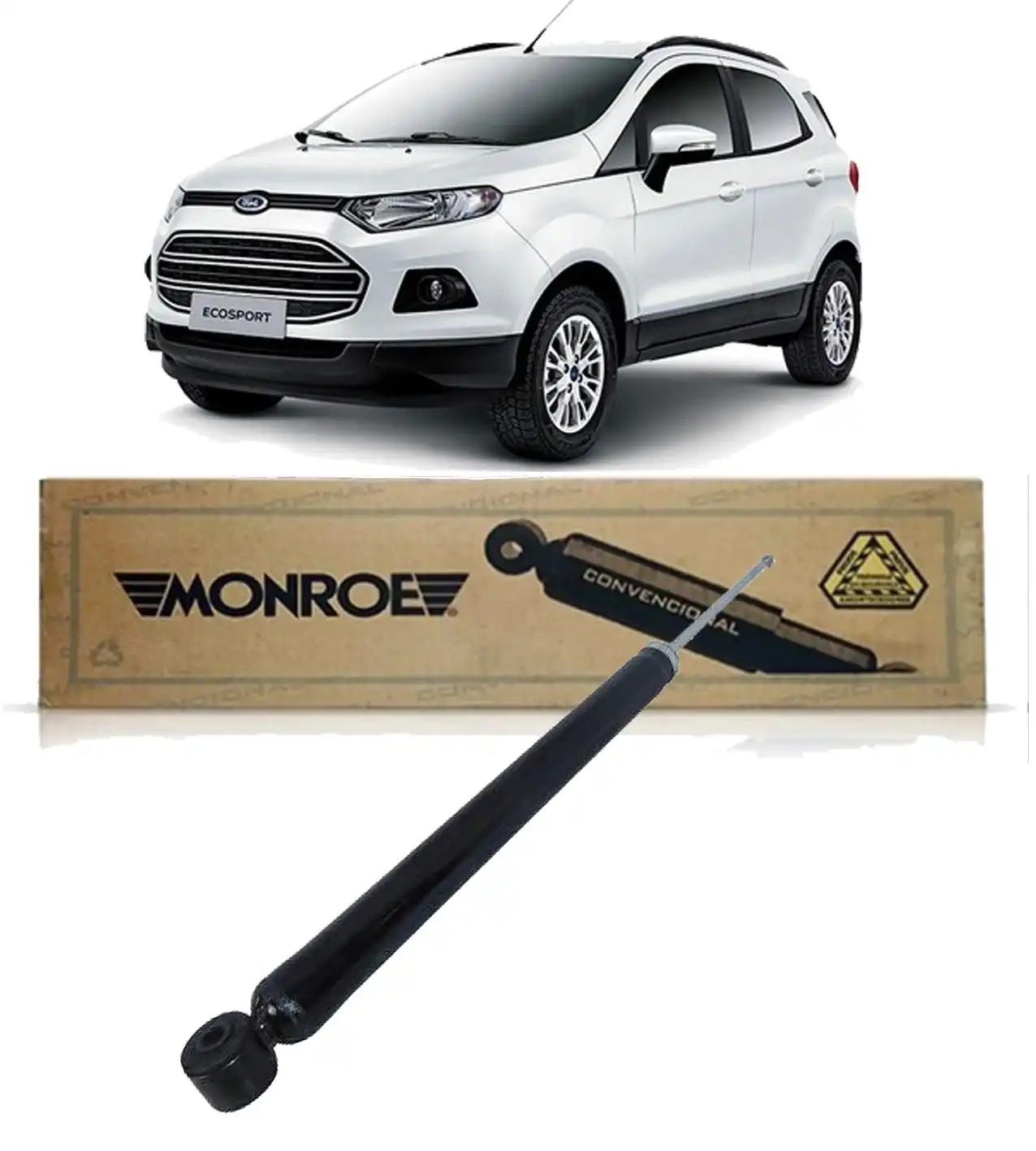 AMORTECEDOR TRASEIRO NEW ECOSPORT 2013 A 2021 4X4