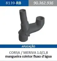 MANGUEIRA BOMBA DAGUA CORSA MERIVA 1.0 1.8